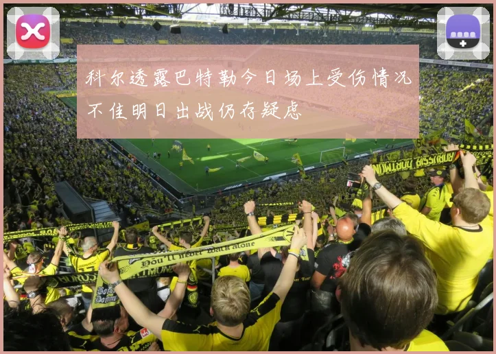 科尔透露巴特勒今日场上受伤情况不佳明日出战仍存疑虑